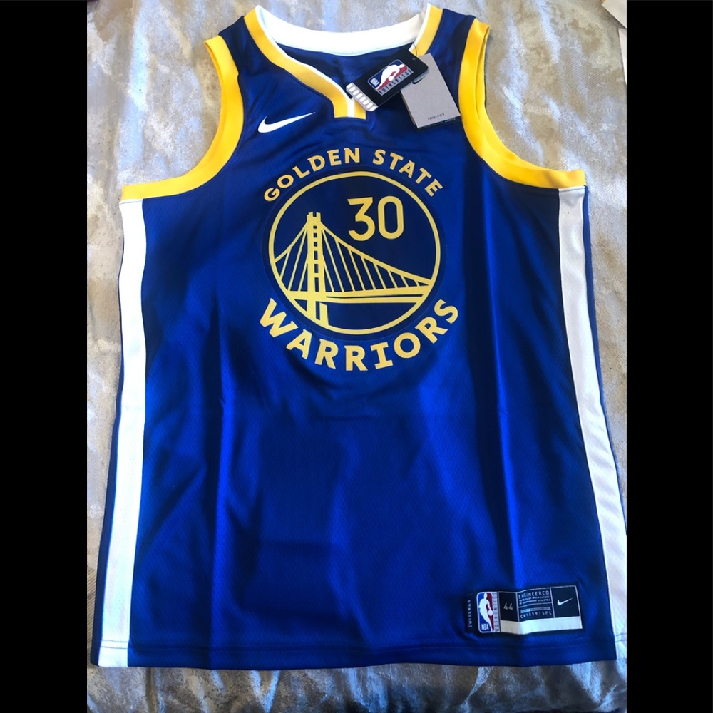 Men's MED Golden State Warriors Stephen Curry Nike Swingman Jersey